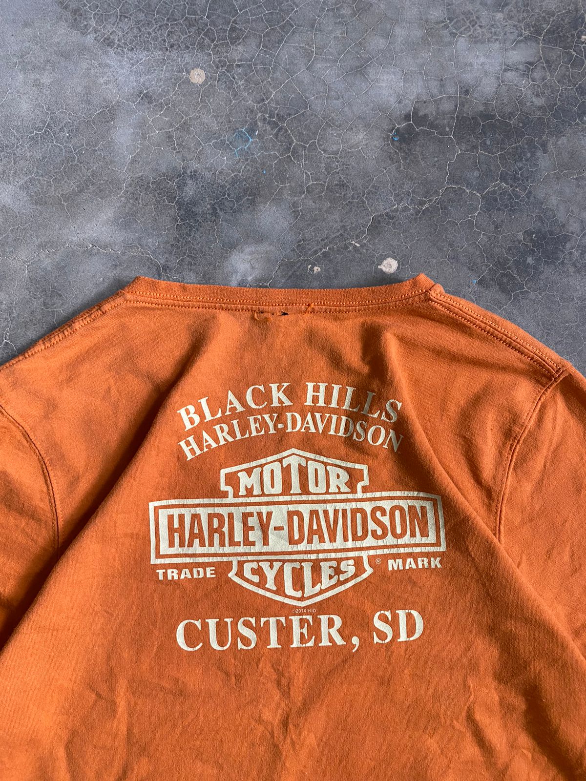 VINTAGE HARLEY DAVIDSON MUJER POLERA -M