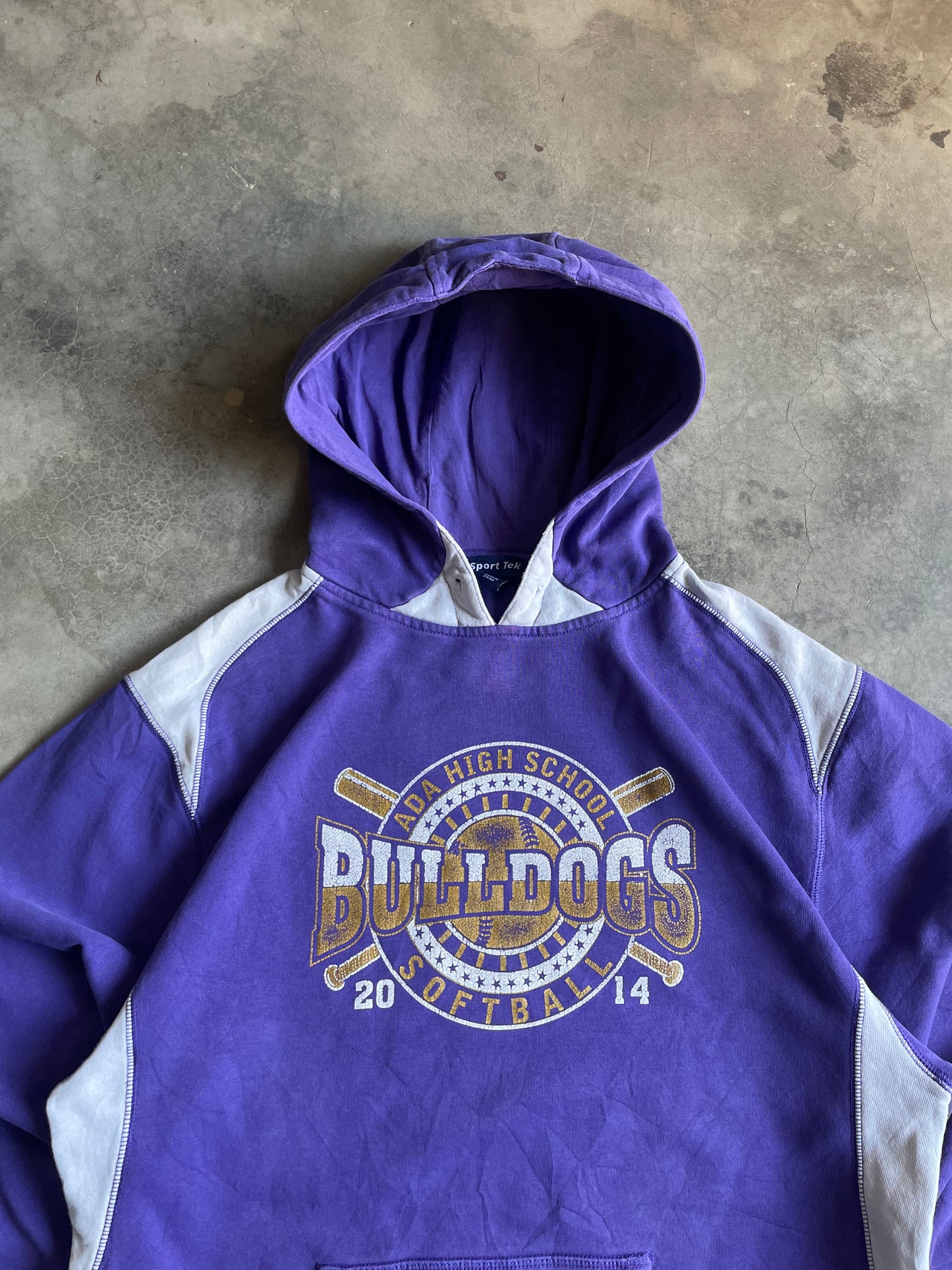 VINTAGE HOODIE BULLDOGS-M