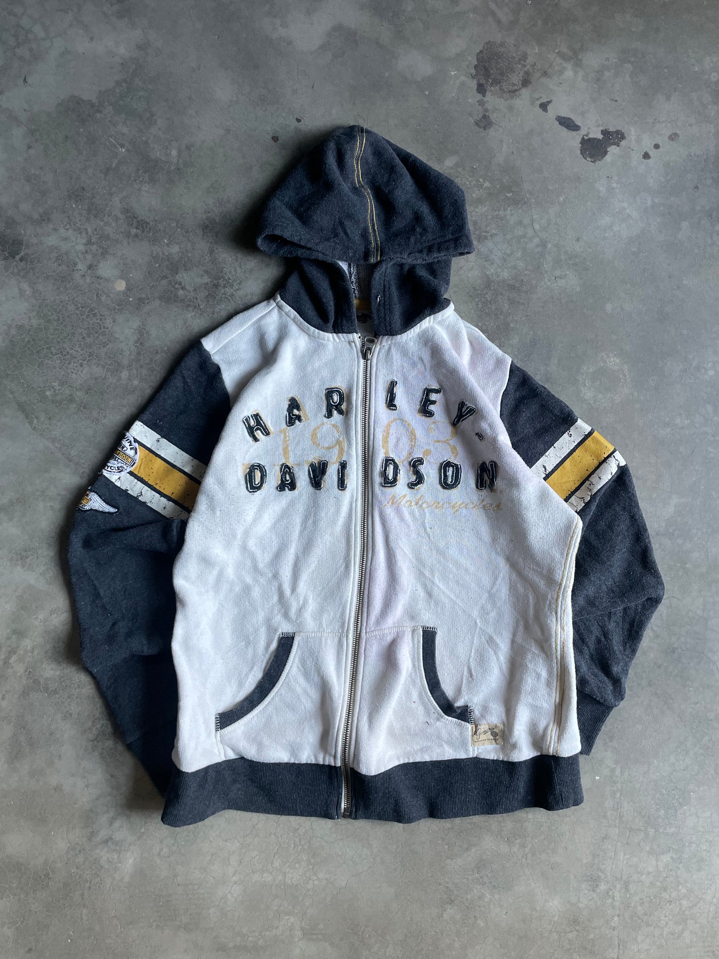 VINTAGE HARLEY DAVIDSON HOODIE MUJER-S
