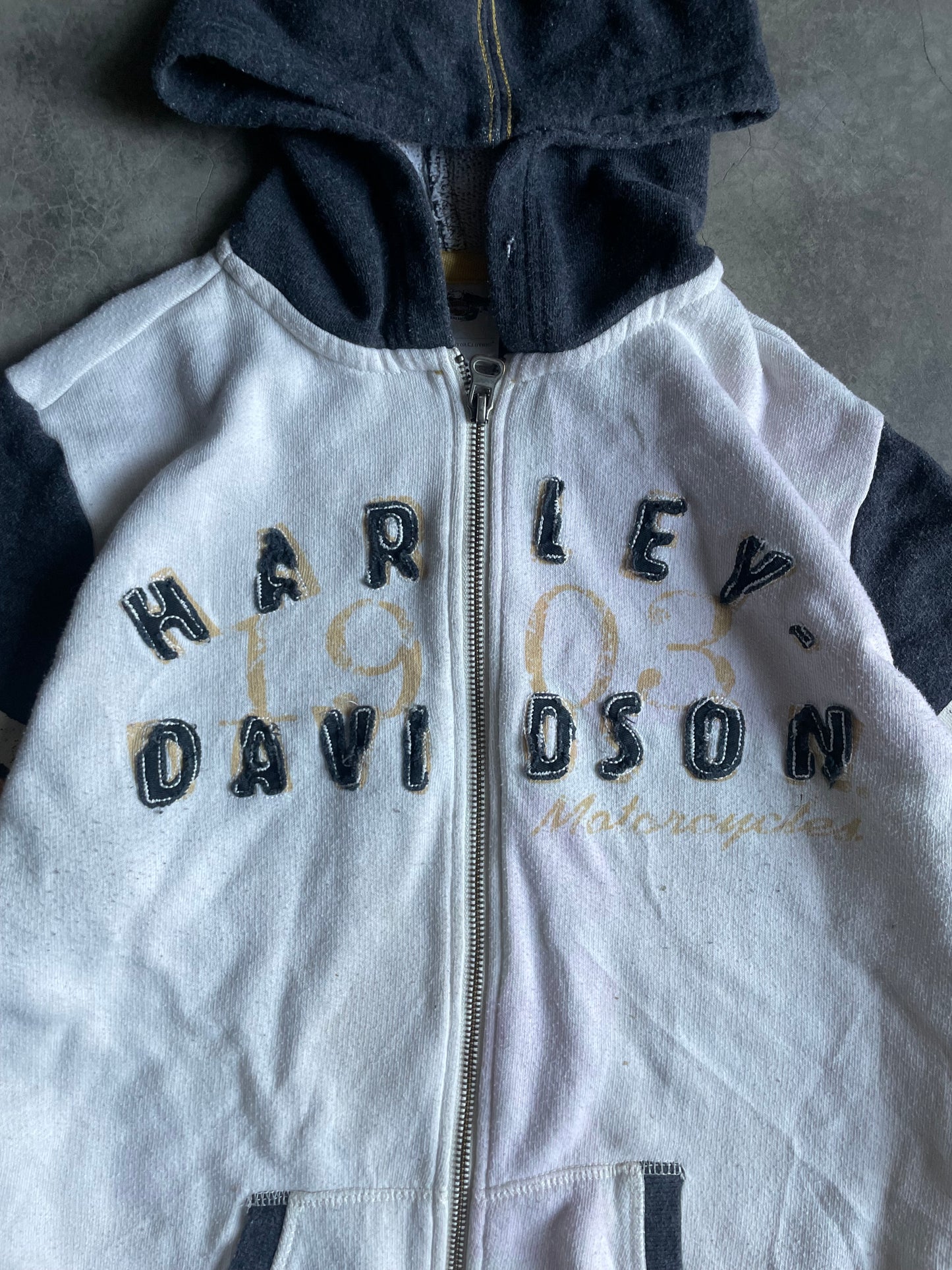 VINTAGE HARLEY DAVIDSON HOODIE MUJER-S