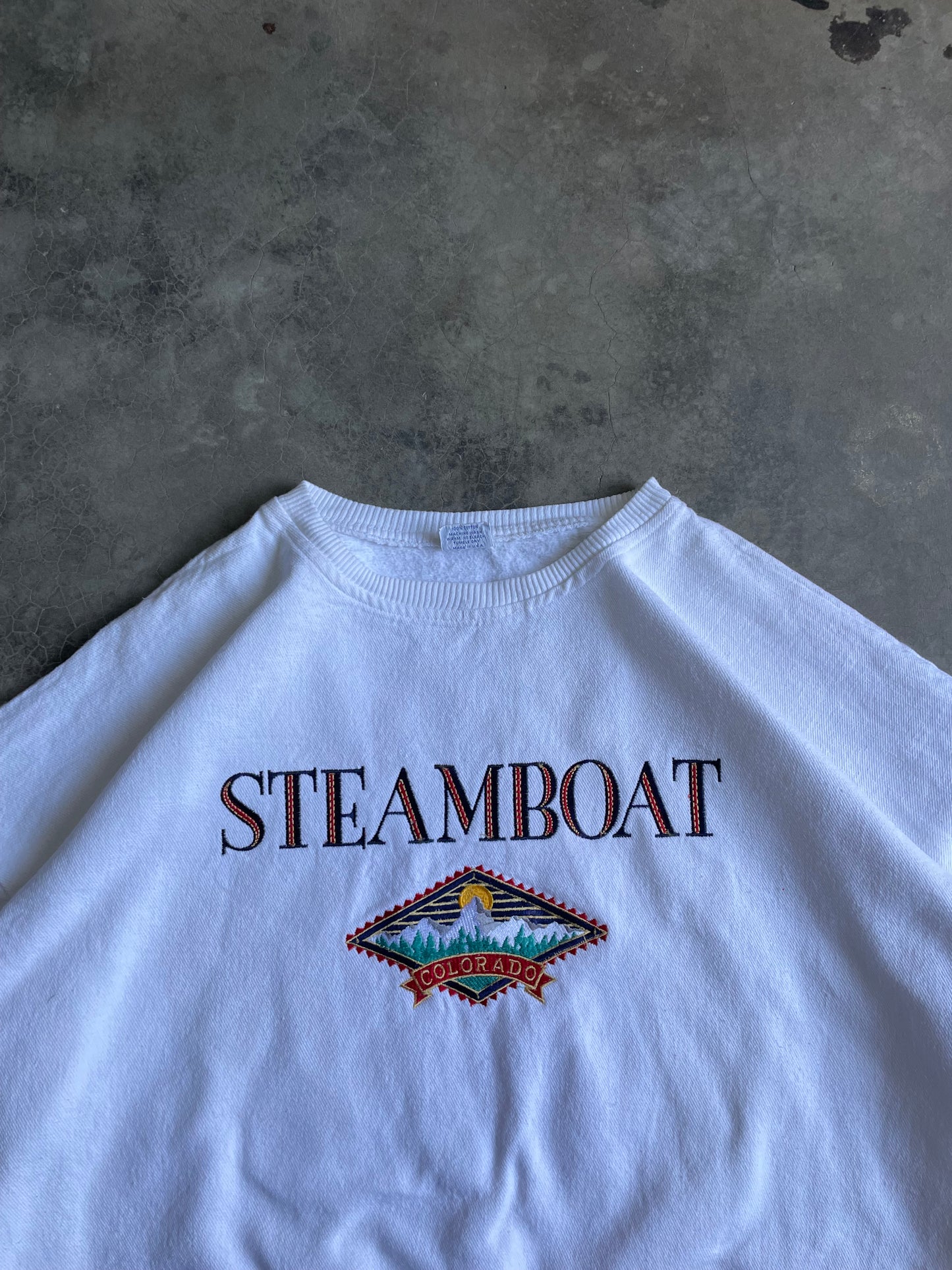 VINTAGE SUDADERA STEAMBOLT-XL