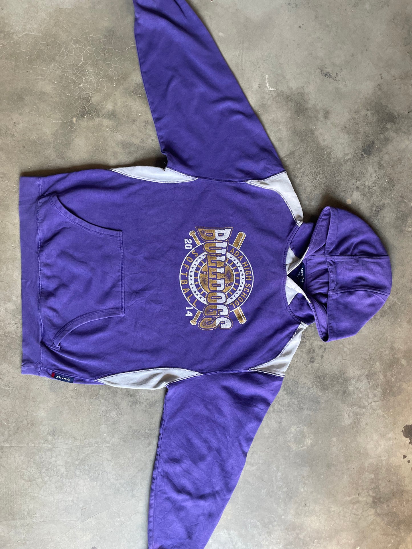 VINTAGE HOODIE BULLDOGS-M