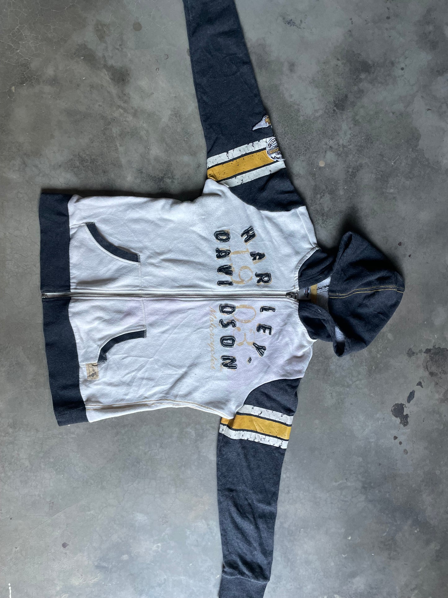 VINTAGE HARLEY DAVIDSON HOODIE MUJER-S