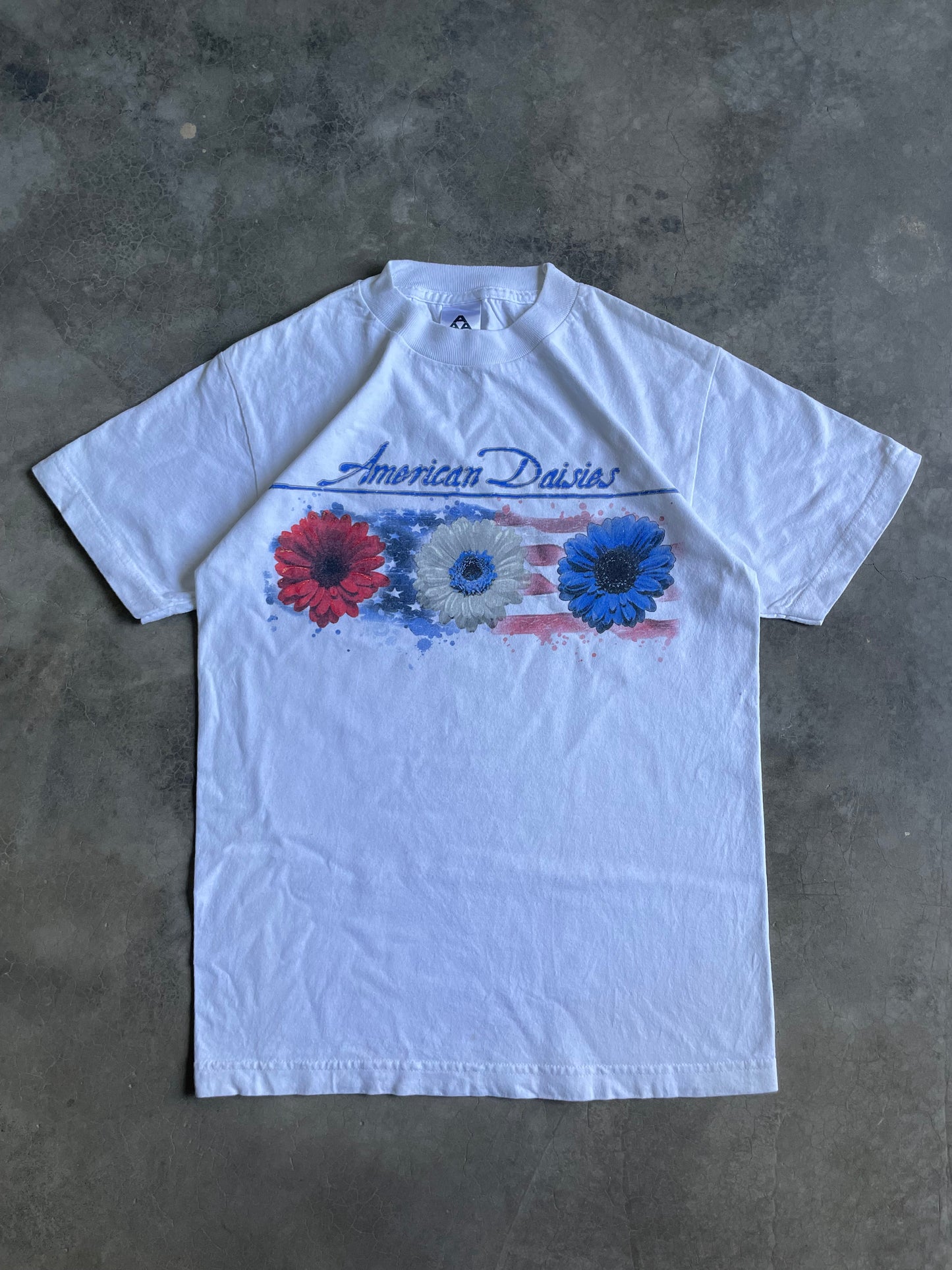 VINTAGE POLERA AMERICAN DAISIES-M