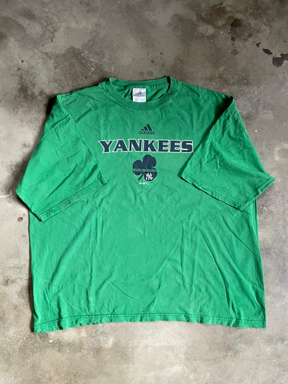 VINTAGE ADIDAS VERDE YANKEES-2XL