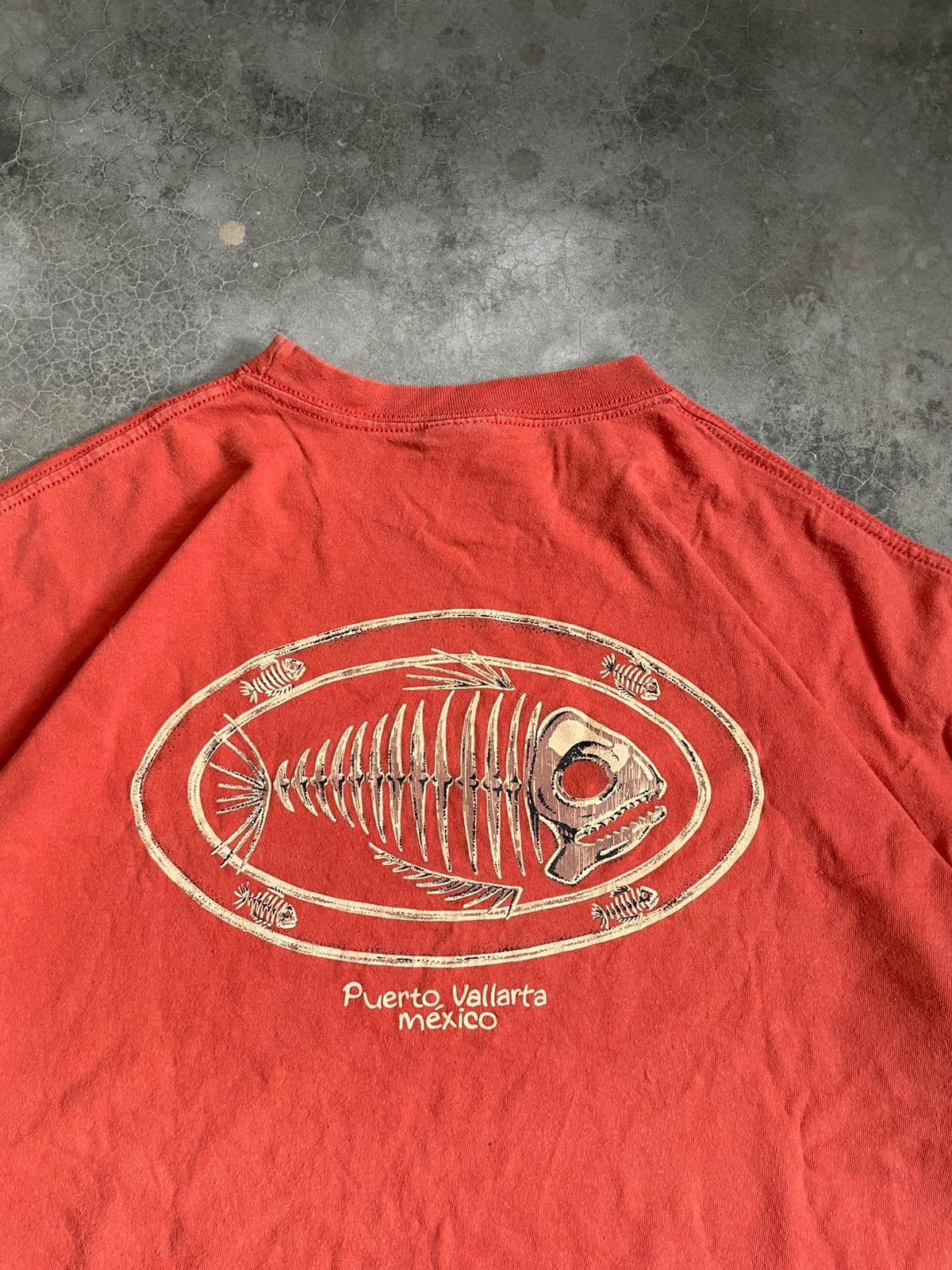 VINTAGE POLERA SURFWEAR NARANJA -XL
