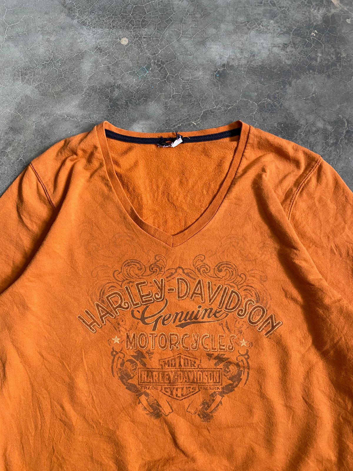 VINTAGE HARLEY DAVIDSON MUJER POLERA -M