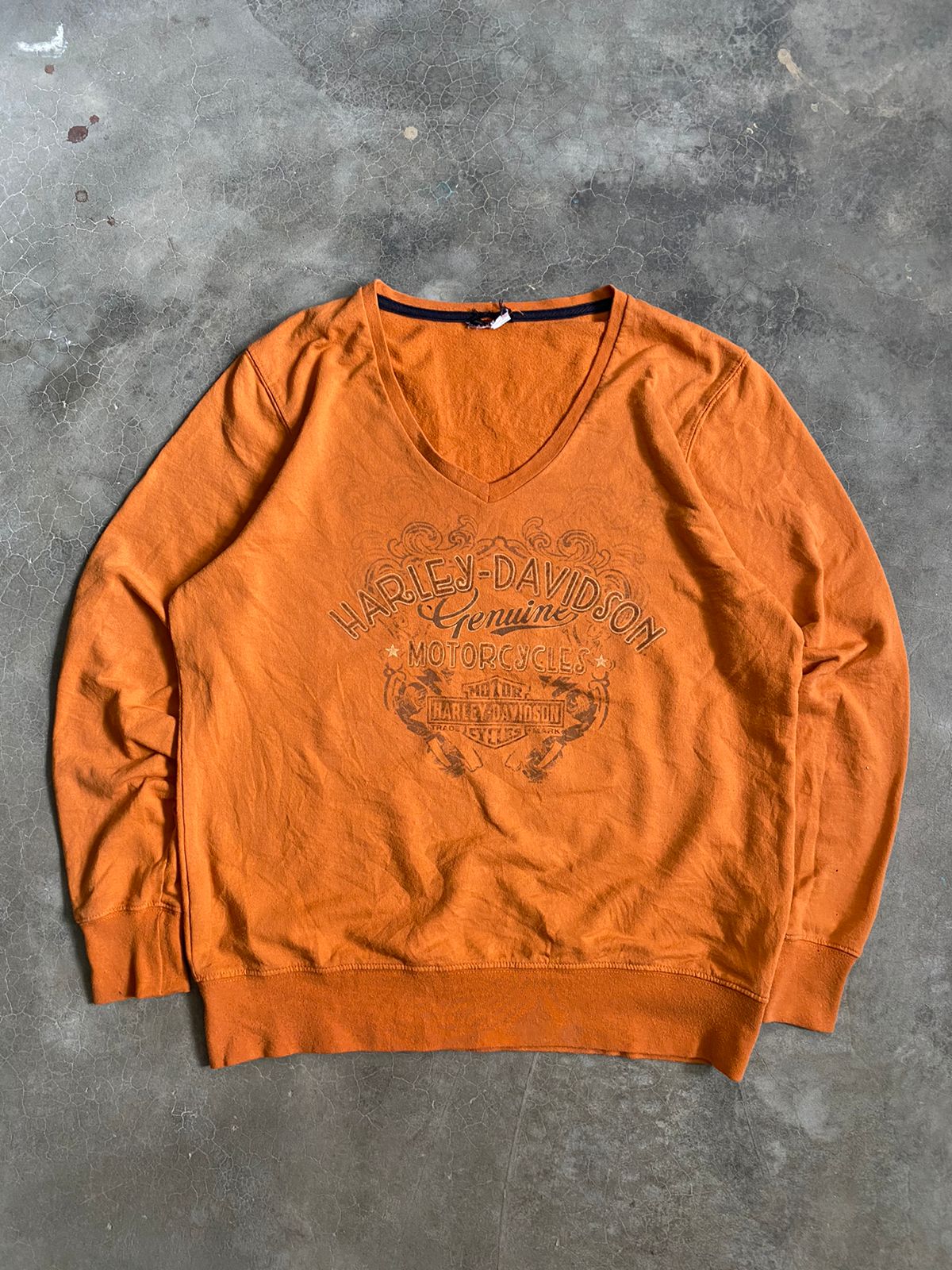 VINTAGE HARLEY DAVIDSON MUJER POLERA -M