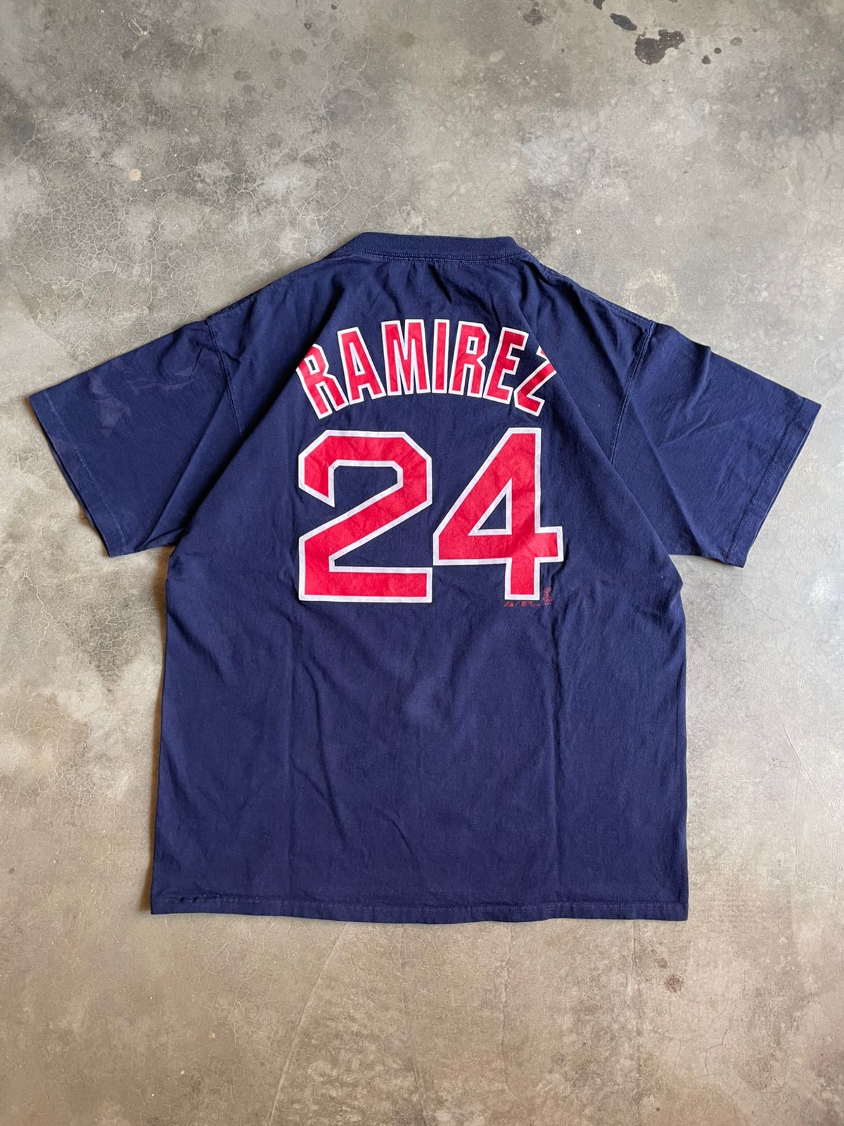 VINTAGE RED SOX POLERA-L