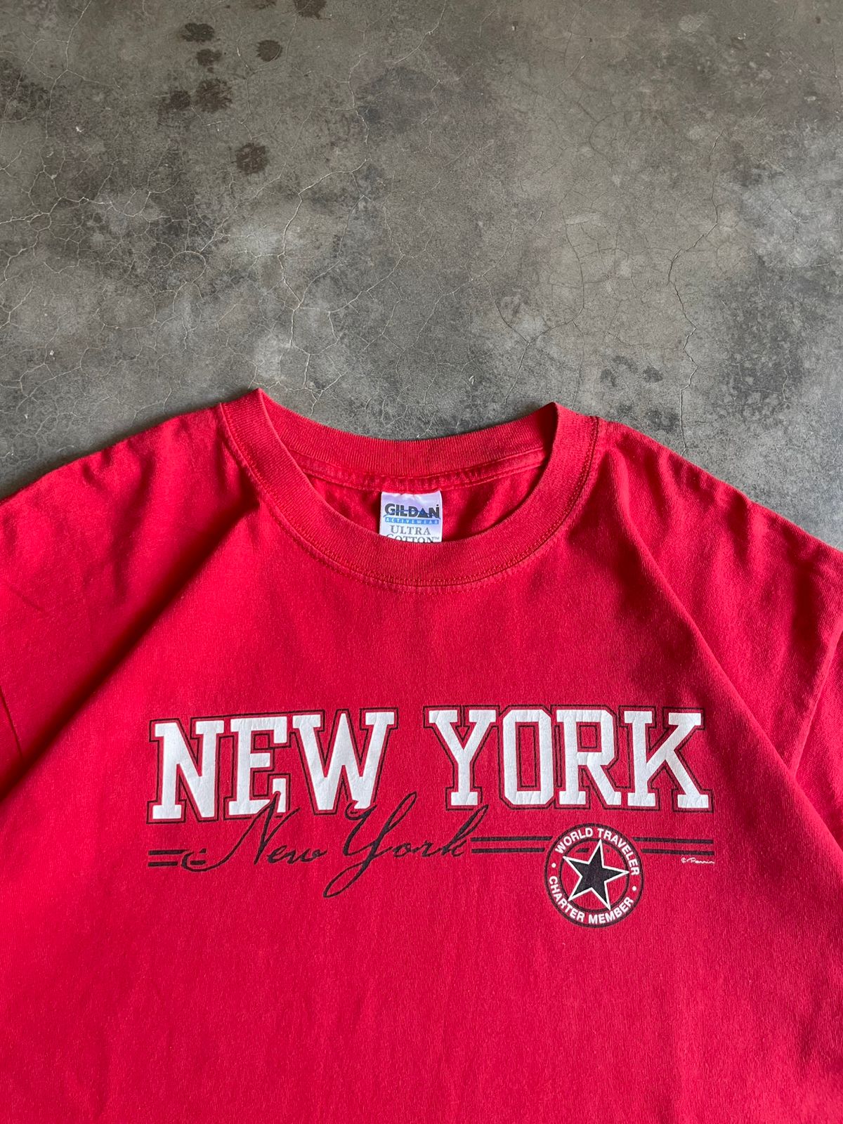 VINTAGE NEW YORK POLERA-XL
