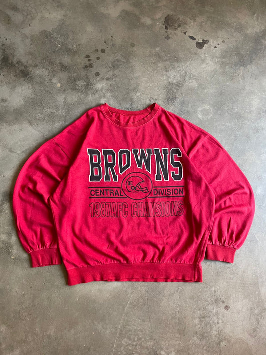 VINTAGE BROWNS SUDADERA- L