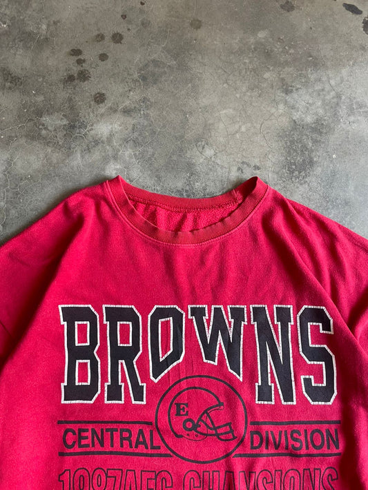 VINTAGE BROWNS SUDADERA- L