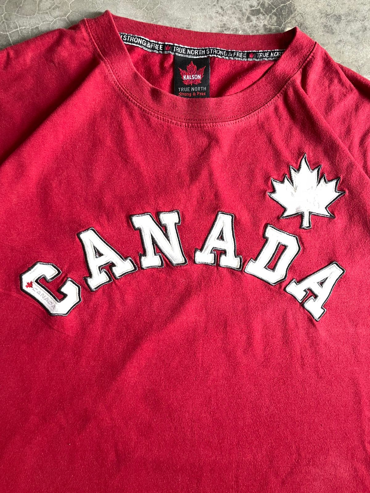 VINTAGE CANADA MANGA LARGA-XL