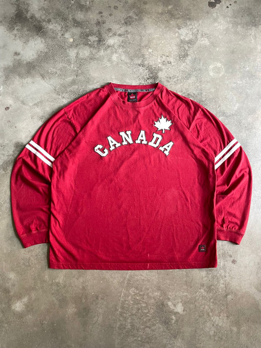 VINTAGE CANADA MANGA LARGA-XL