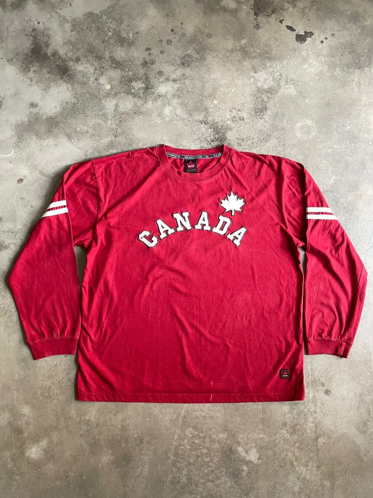 VINTAGE CANADA MANGA LARGA-XL