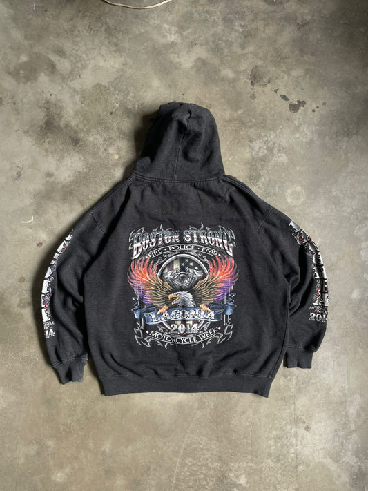 VINTAGE BOSTON Y2K HOODIE-XL