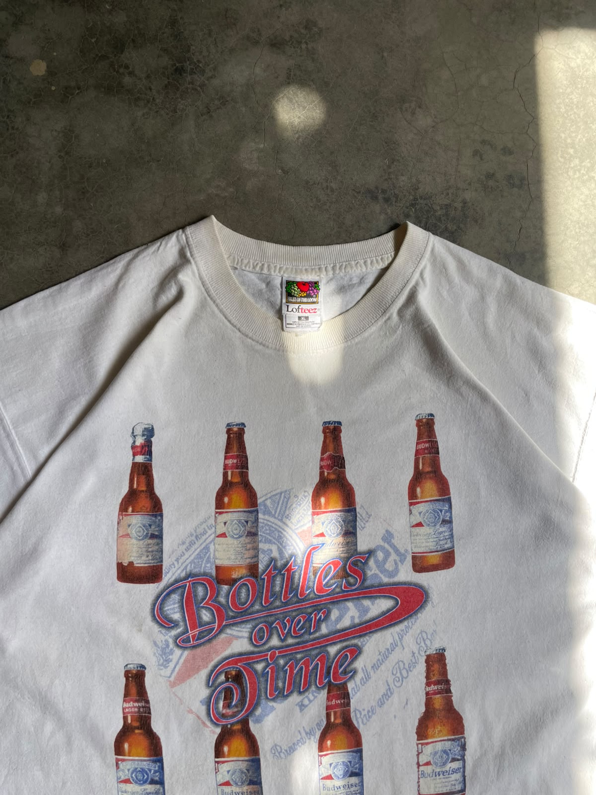 VINTAGE POLERA BOTTLE OVER TIME 1999-XL