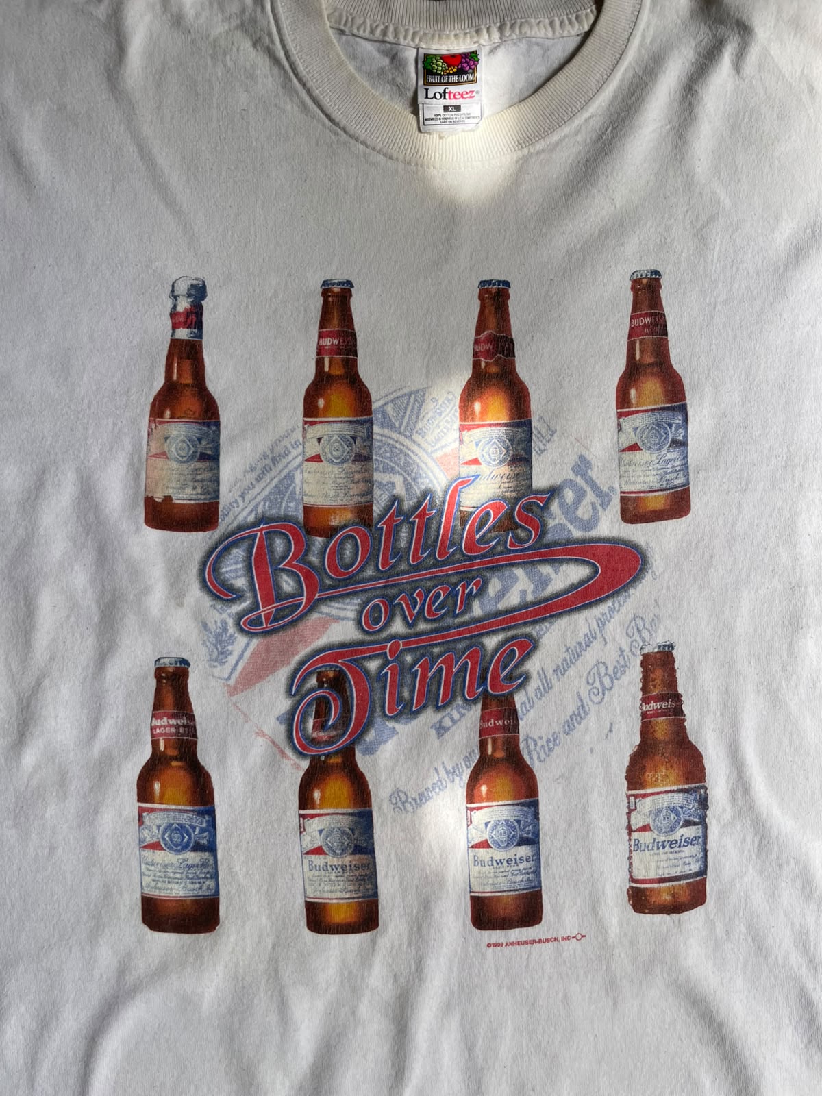 VINTAGE POLERA BOTTLE OVER TIME 1999-XL