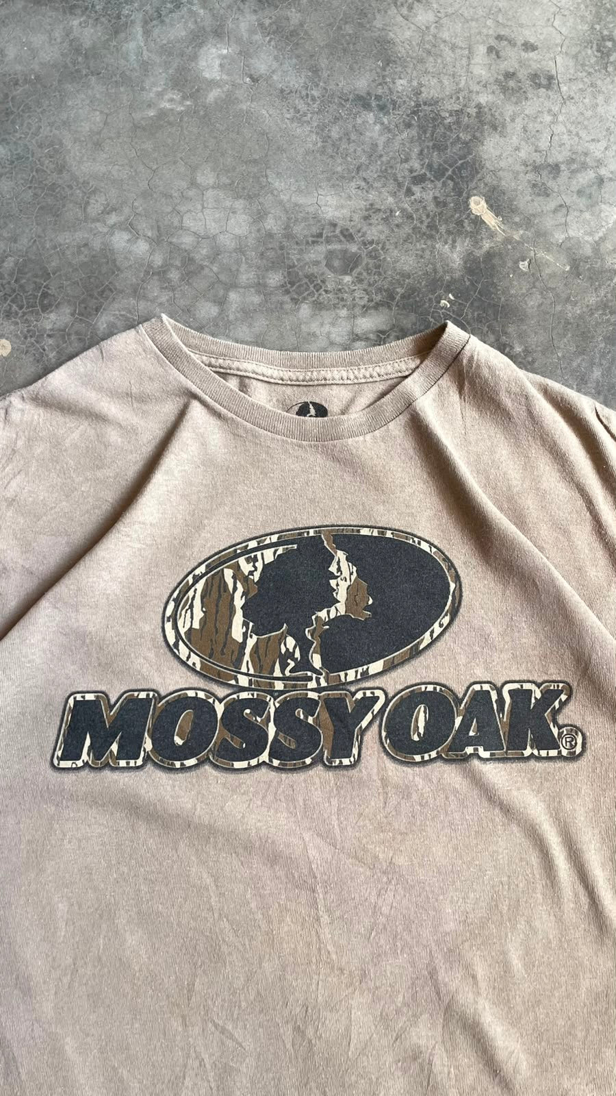 VINTAGE POLERA MOSSY OAK-L