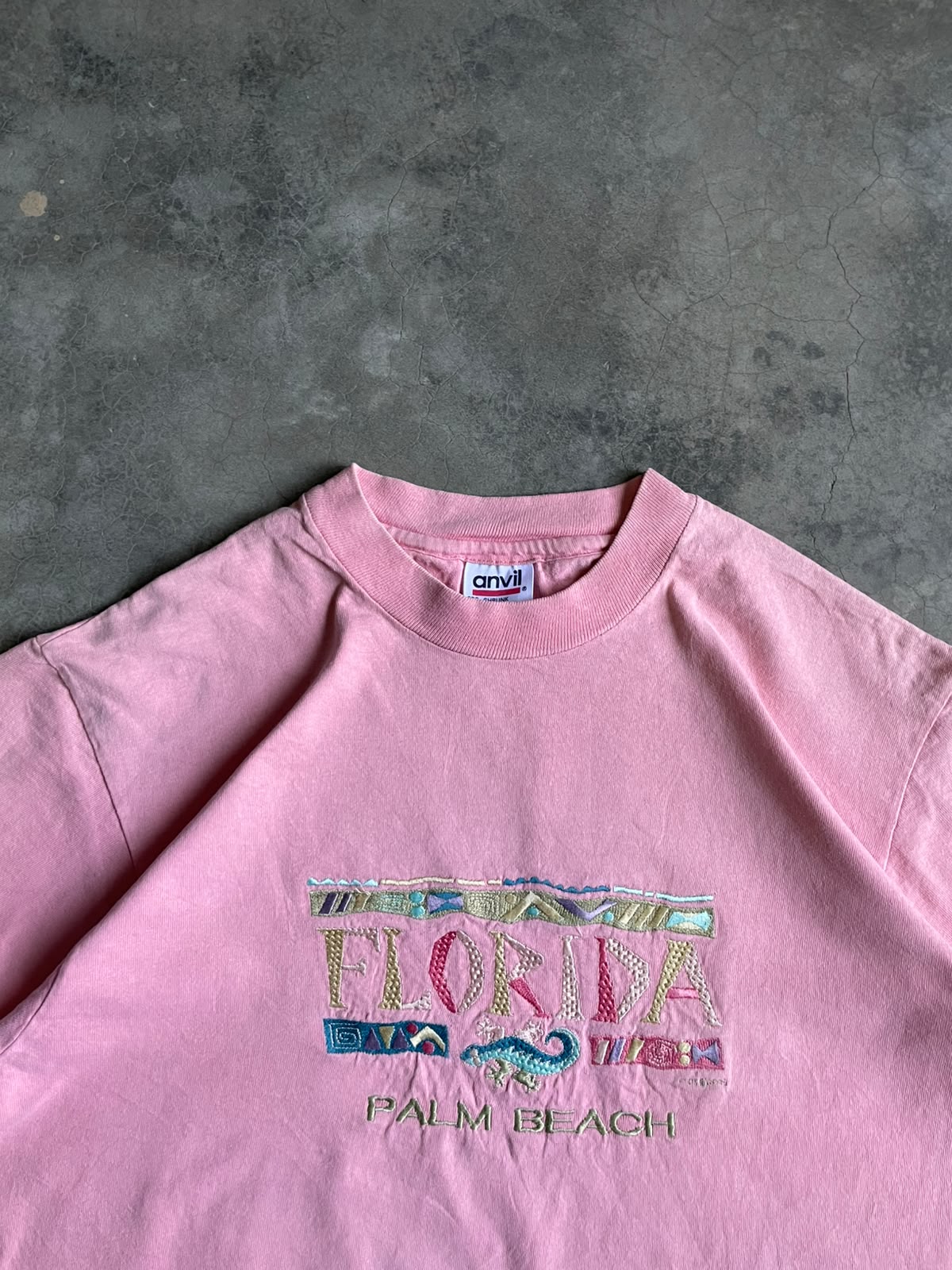 VINTAGE POLERA FLORIDA PALM BEACH-M