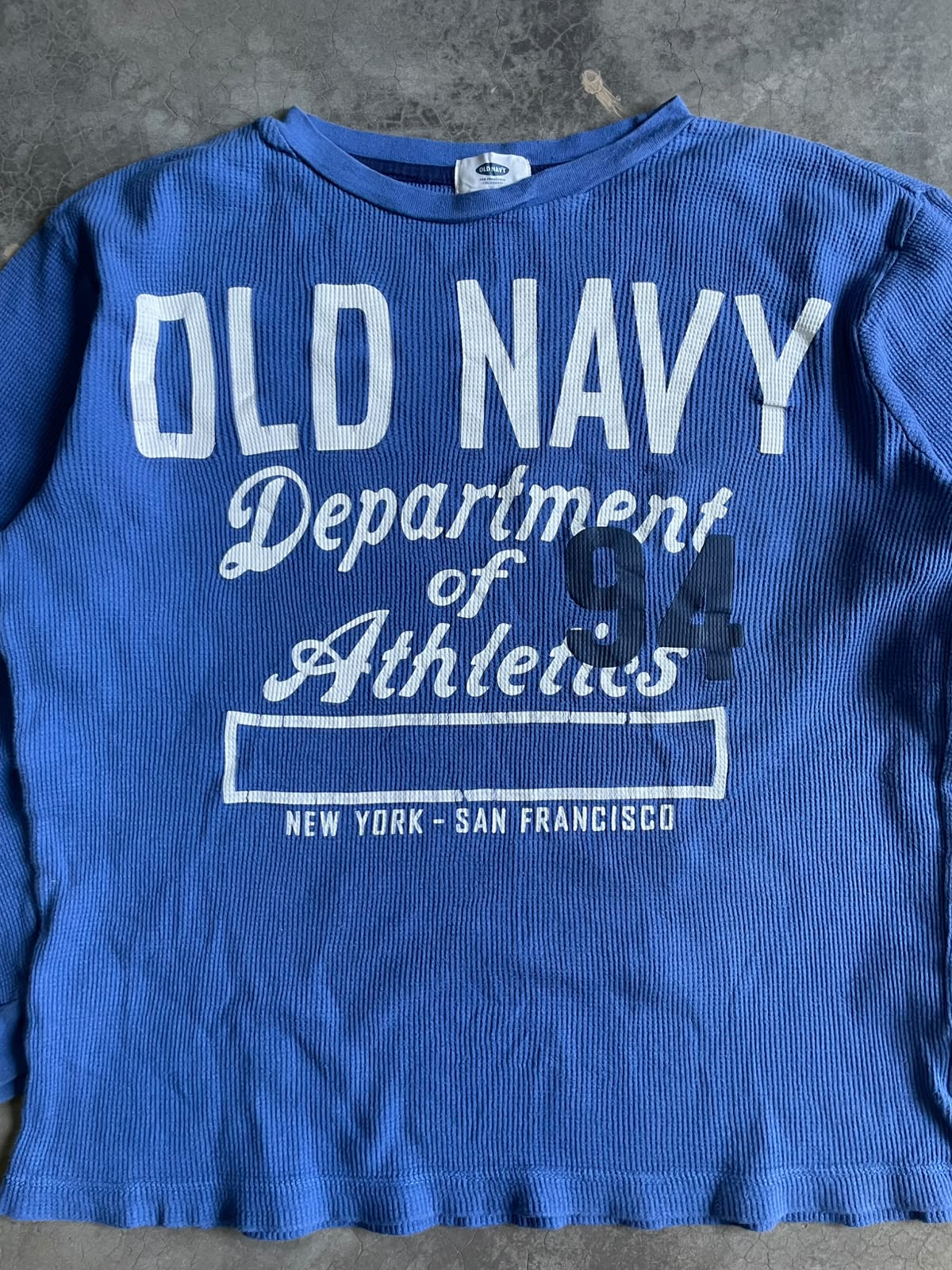 VINTAGE POLERA MANGA LARGA OLD NAVY-S