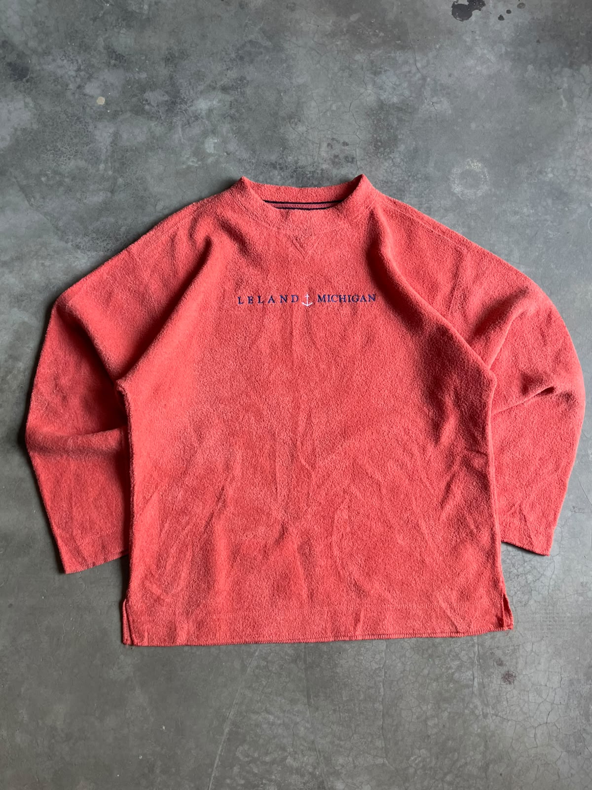 VINTAGE SUDADERA LELAND MICHIGAN -S