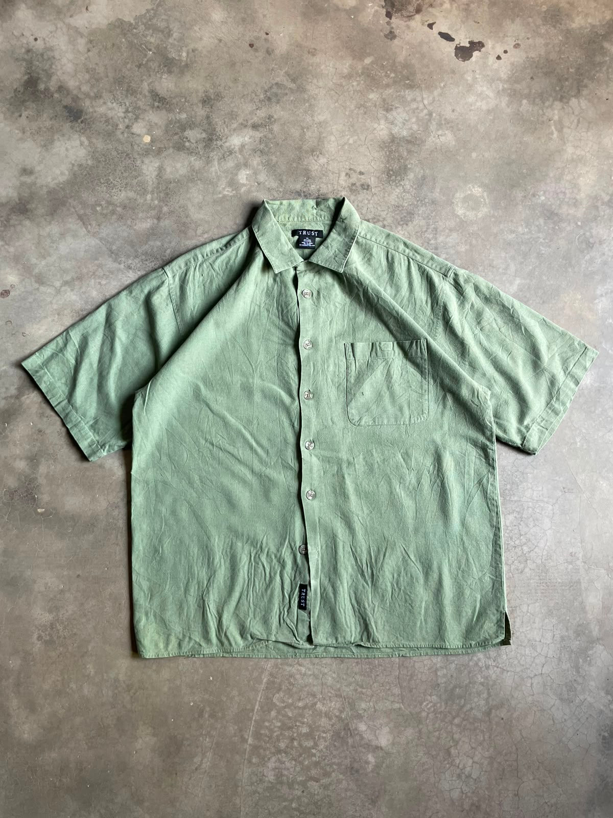 VINTAGE CAMISA VERDE-XL