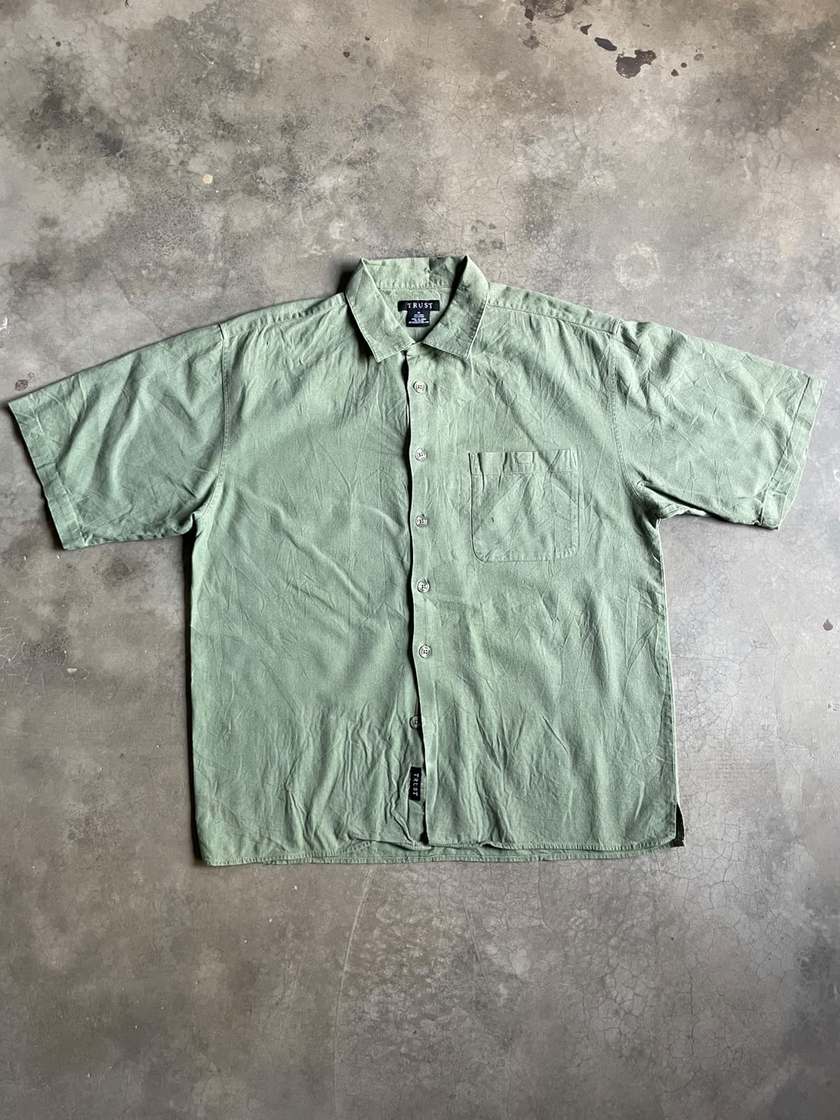 VINTAGE CAMISA VERDE-XL