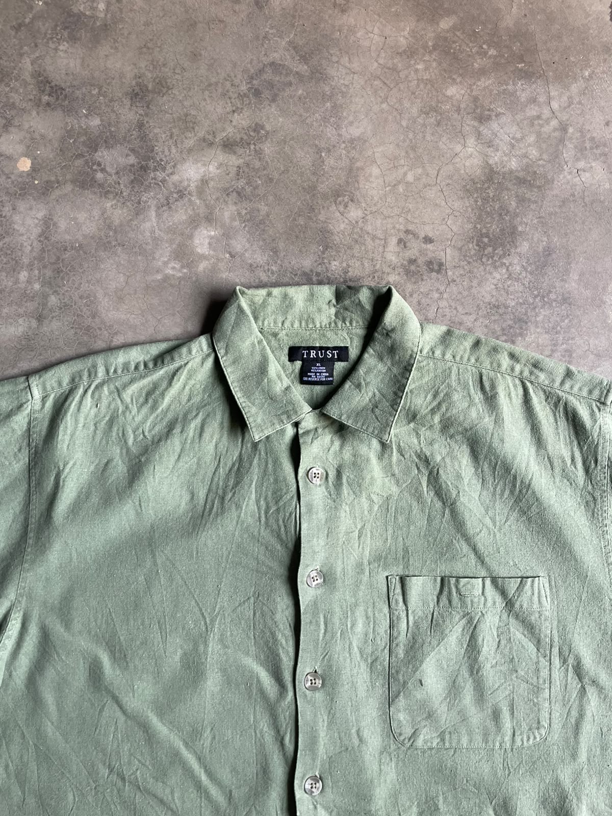 VINTAGE CAMISA VERDE-XL