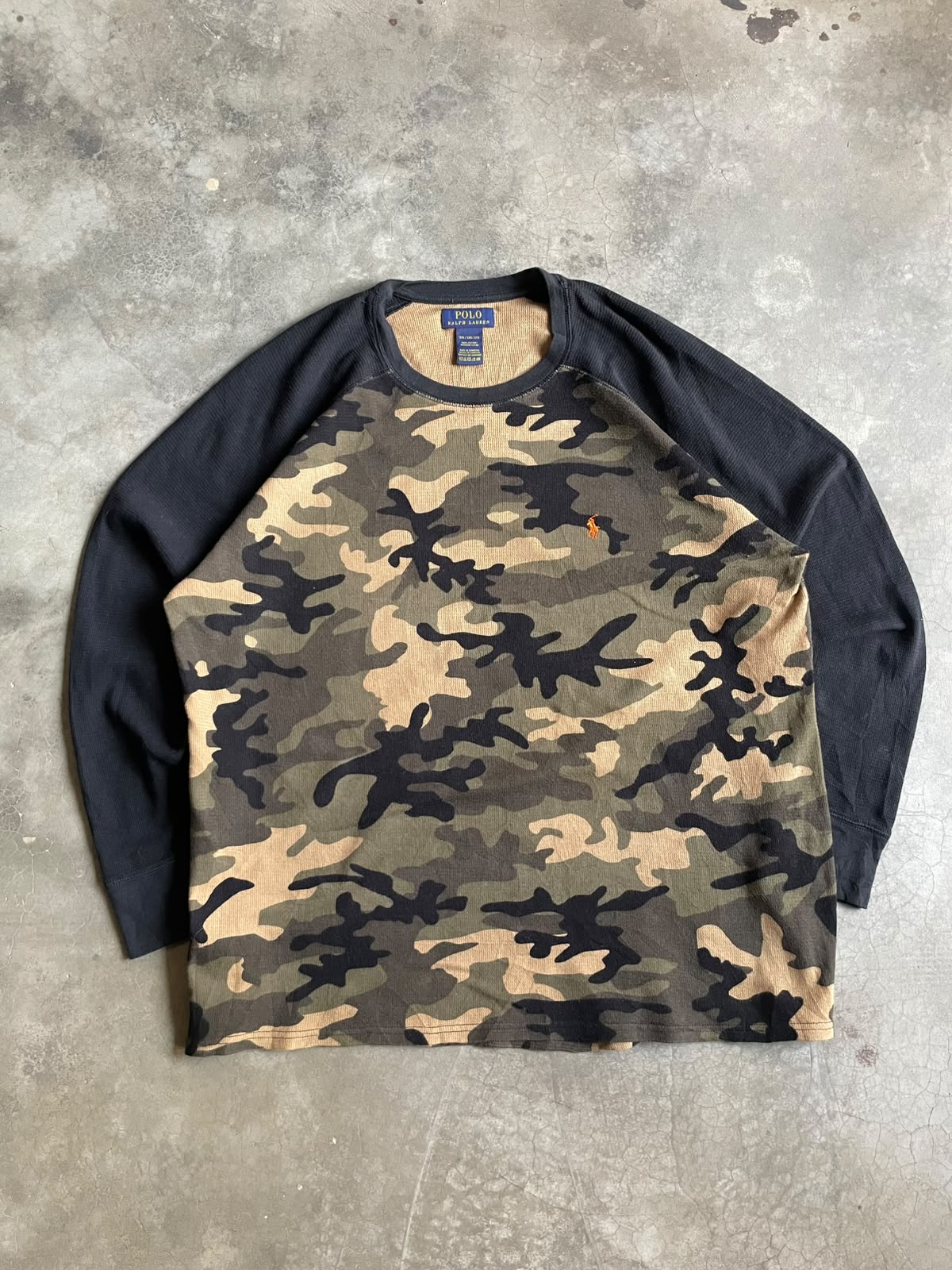 VINTAGE POLERA MANGA LARGA POLO - 2XL