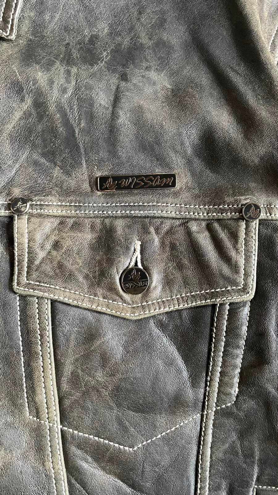 VINTAGE CHAQUETA CUERO WISSAM-XXL