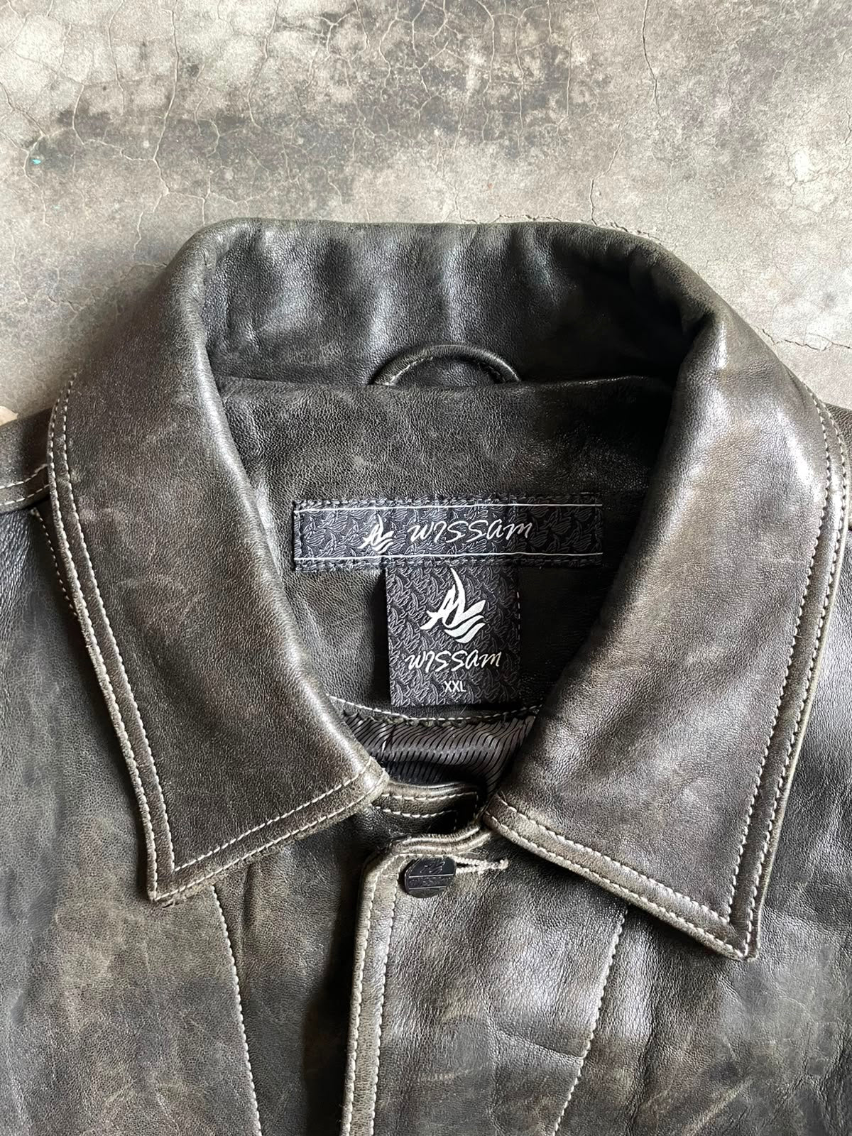 VINTAGE CHAQUETA CUERO WISSAM-XXL