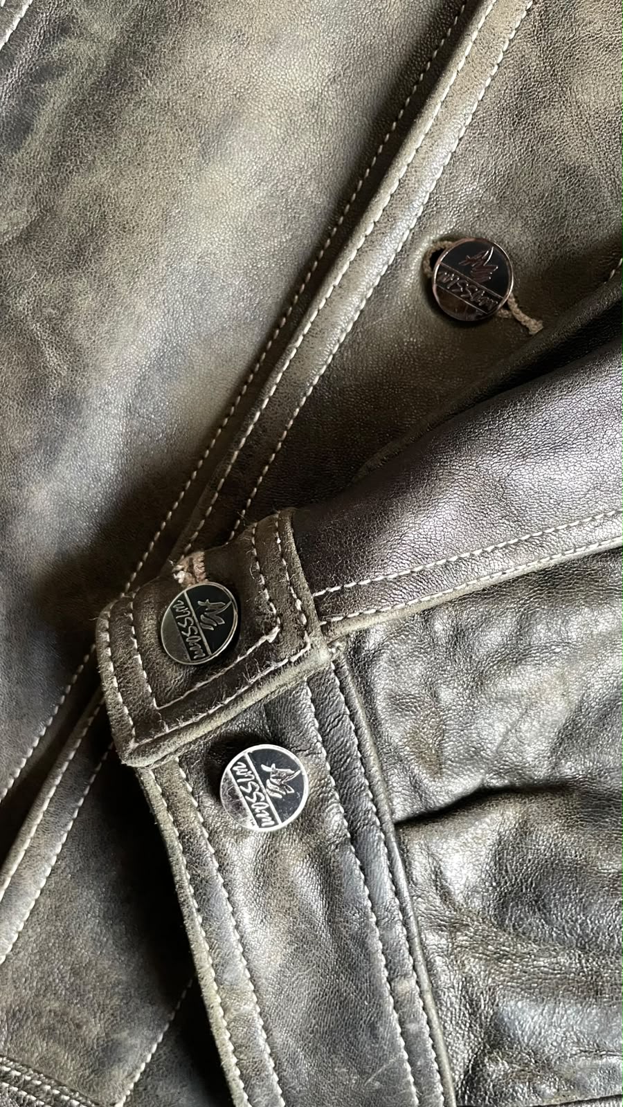 VINTAGE CHAQUETA CUERO WISSAM-XXL