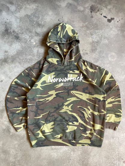 VINTAGE HOODIE CAMUFLADO-M