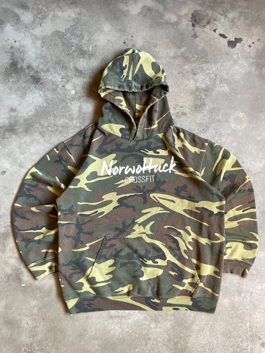 VINTAGE HOODIE CAMUFLADO-M
