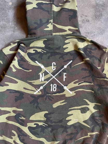VINTAGE HOODIE CAMUFLADO-M