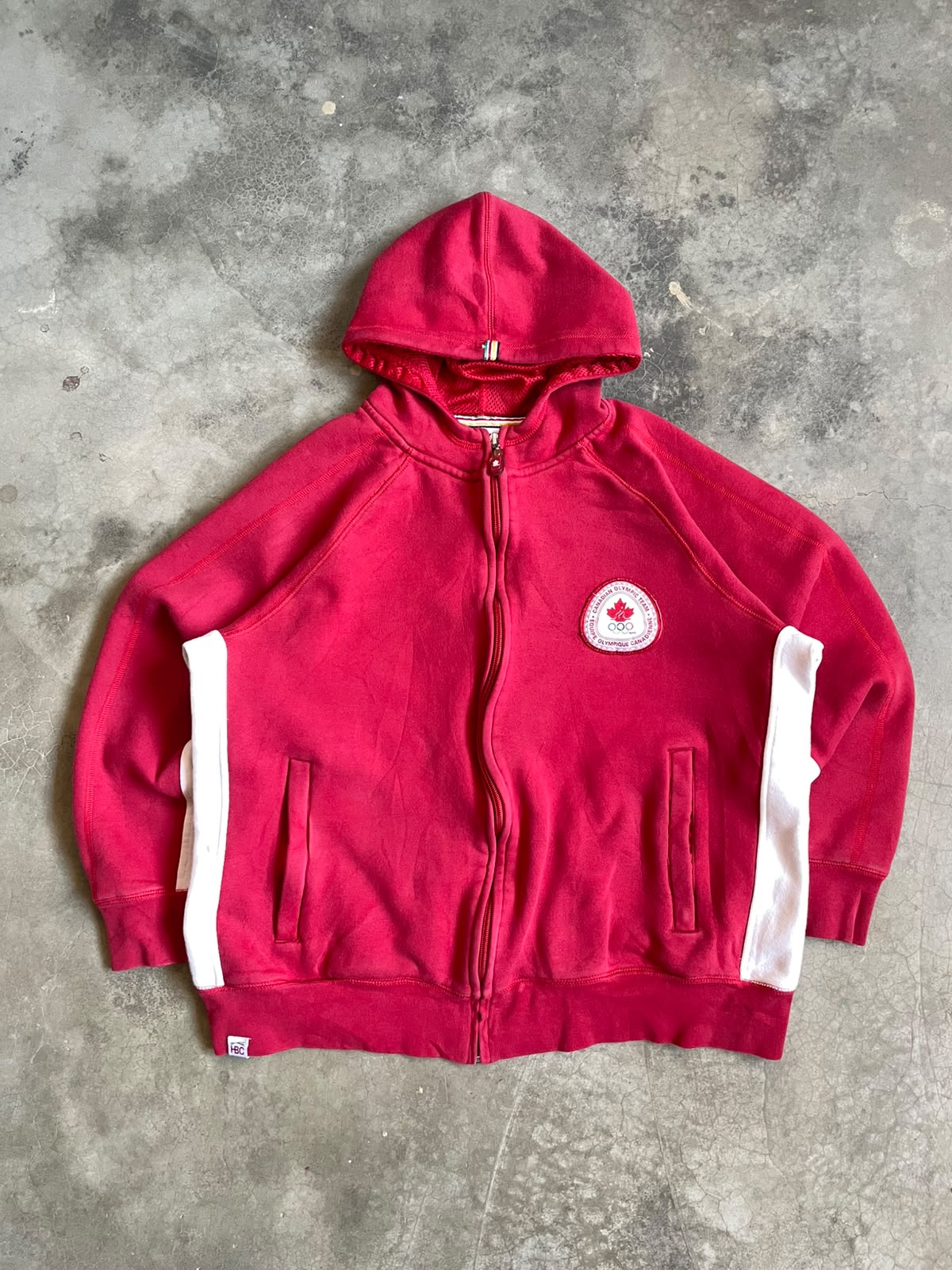 VINTAGE 2005 HOODIE CANADA OLYMPIQUE-M