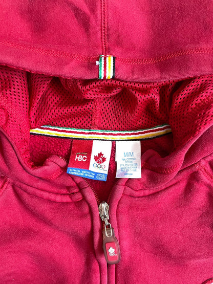 VINTAGE 2005 HOODIE CANADA OLYMPIQUE-M