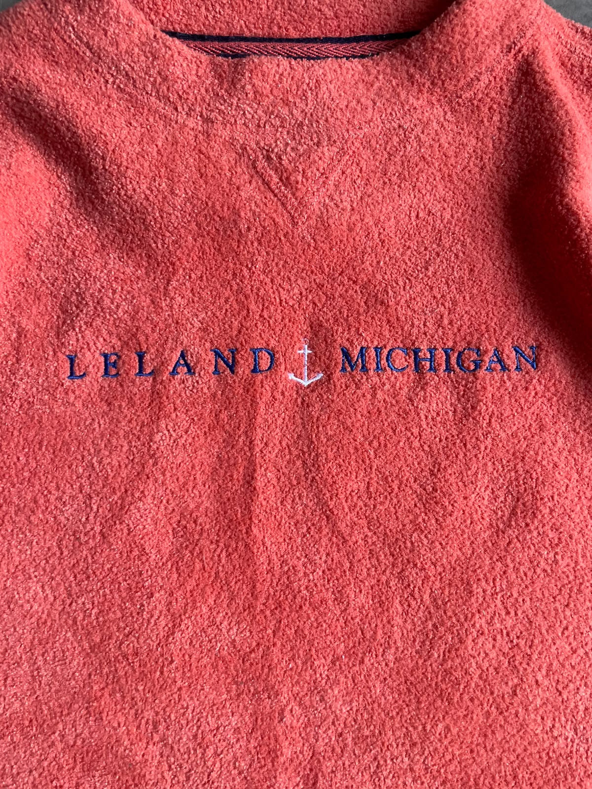 VINTAGE SUDADERA LELAND MICHIGAN -S