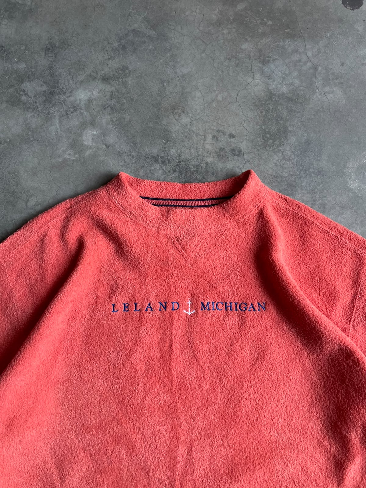 VINTAGE SUDADERA LELAND MICHIGAN -S